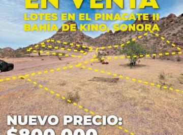 Terreno / Lote · 805m² · Lotes en Venta en El Pinacate II Bahía de Kino