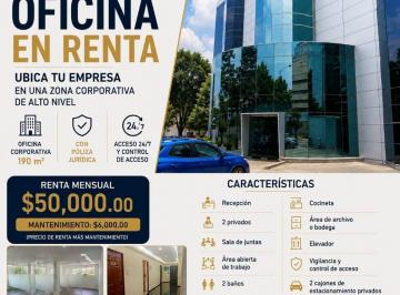 Oficina , Huixquilucan · Oficina de 190 m² con 2 Estacionamientos en Renta en Parques de La Herradura