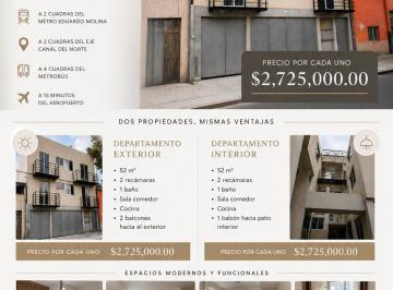 Departamento de 2 habitaciones, Venustiano Carranza · Departamento de 52 m² con 2 Recámaras en Venta en 20 de Noviembre