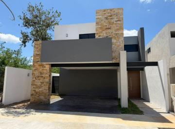 Casa en condominio de 4 habitaciones, Progreso · Estrena Casa en Venta de 285 m² con 4 Recámaras en Privada Aire Puro, Mérida, Yucatán