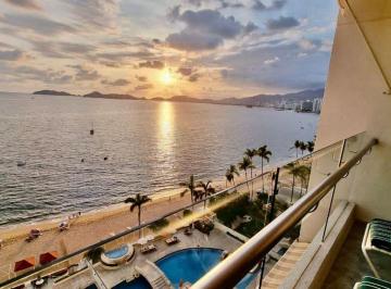 Departamento de 3 habitaciones, Acapulco de Juárez · Departamento de Playa en Venta, Condominio La Perla, Bahía de Acapulco
