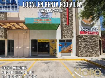 Local comercial , Chihuahua · Local en Renta en Plaza Cimarron