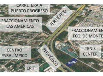 Terreno / Lote · 1842m² · Terreno en Renta en Las Américas, Mérida Yucatán