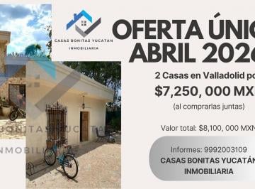 Casa · 65m² · 2 Recámaras · Abril Gran Oportunidad 2 Casas en Venta Precio en Oferta, en Valladolid, Yucatán