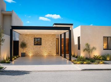 Casa · 225m² · 3 Recámaras · 2 Estacionamientos · Casa en Venta en Privada Aire Puro en Tamanché, Mérida Yucatán (Eb - Wf1858)