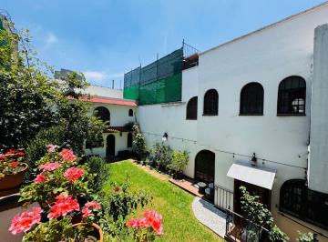Casa de 5 habitaciones, Cuauhtémoc · Casa Delfina | Residencia Emblemática de Autor en Zona Reforma: Cantera, Doble Altura y Gran Jardín
