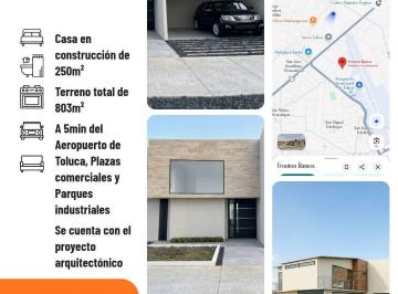 Casa , Toluca · Casa en Construcción con Gran Terreno en Venta