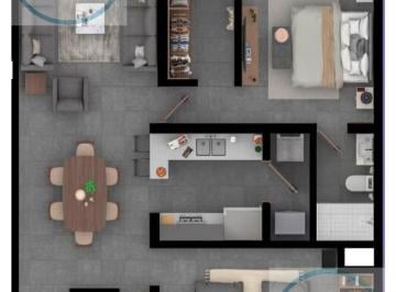 Departamento · 90m² · 2 Recámaras · 1 Estacionamiento · Departamento - Centrika 1 Sector