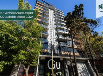 Departamento de 3 habitaciones, Miguel Hidalgo · Departamento de 188 m² con 3 Recámaras en Renta en Verónica Anzures