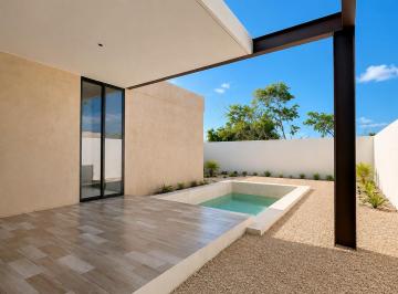 Casa en condominio de 3 habitaciones, Conkal · Entrega Inmediata - Casa en Venta en Privada con Amenidades