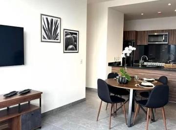 Departamento · 88m² · 2 Recámaras · 2 Estacionamientos · Departamento Amueblado en Renta en Be Grand Reforma con Terraza y Amenidades