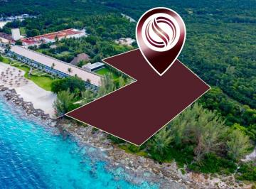 Terreno comercial , Cozumel · Macrolote Comercial Mixto Frente Al Mar, en Venta