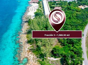 Terreno comercial , Cozumel · Lote Comercial de 1,588.30 m² Frente Al Mar, en Venta