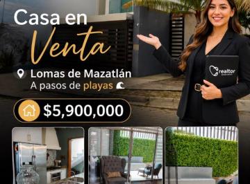 Casa de 3 habitaciones, Mazatlán · Casa en Venta en Mazatlan, Sinaloa (Lomas de Mazatlan)