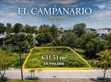 Terreno / Lote · 631m² · Terreno en Venta en El Campanario