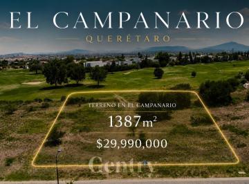 Terreno / Lote · 1387m² · Terreno en Venta en El Campanario