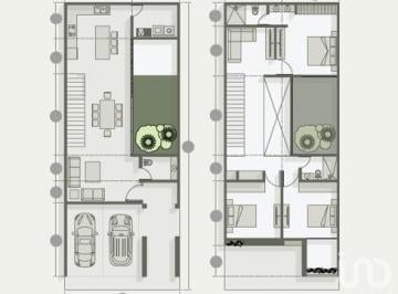 Casa · 120m² · 3 Recámaras · 2 Estacionamientos · Casa Habitacion_ Modelo Junco_ Carcamo Residencial