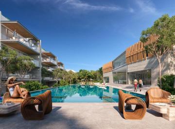 Departamento · 126m² · 2 Recámaras · 1 Estacionamiento · Encantador Departamento 2 Recamaras con Terraza en Playacar, con Amenidades