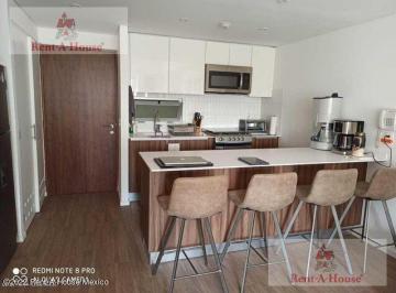 Departamento · 55m² · 1 Recámara · 1 Estacionamiento · Departamento Amueblado en Renta en Anahuac, Miguel Hidalgo Jl 26 - 2323.