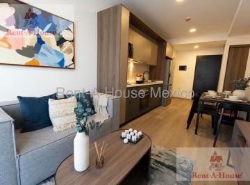 Departamento · 47m² · 1 Recámara · Departamento en Renta en San Rafael, Cuauhtémoc Jl 26 - 3247.