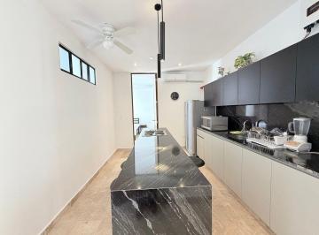 Departamento · 60m² · 3 Recámaras · 2 Estacionamientos · Departamento con 3 Habitaciones con Paneles Solraes en Temozón Norte, Mérida