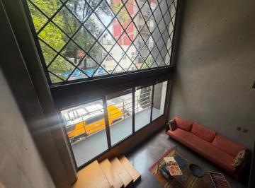 Departamento de 1 habitación, Cuauhtémoc · Depto Renta Loft Condesa Doble Altura Tipo Loft con Balcon Unico Ventanal Vitral