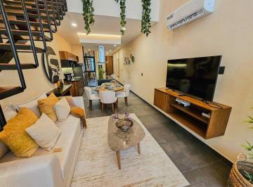 1882427dfad6e0d464afc8a02b0a0bad7de36c04f27a959e071dba9f885b5e4b · Loft de Doble Altura en Venta en Cancún · Zona Huayacán · Prol. La Luna · 99 m²