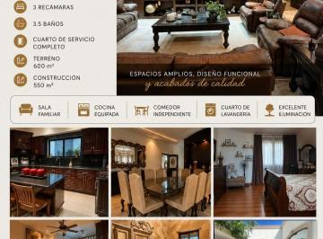Casa de 3 habitaciones, Saltillo · Casa en Venta