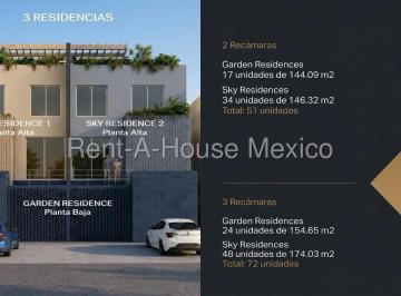 Departamento de 3 habitaciones, Querétaro · Townhouse en Proyecto de Arquitecto Para Venta con 3 Hab, 3 Baños en Lomas de Juriquilla, Queretaro.