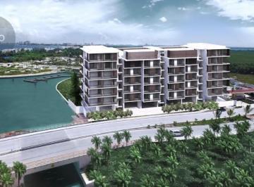 Departamento · 188m² · 4 Recámaras · 2 Estacionamientos · Departamento en Venta en Cancun, Riva Puerto Cancún