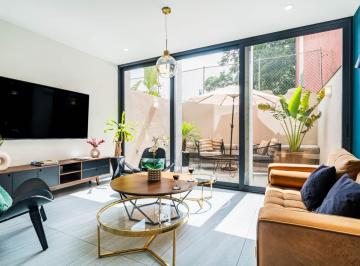 Departamento de 2 habitaciones, Miguel Hidalgo · Departamento Amueblado de 165 m² en Escandón I Sección
