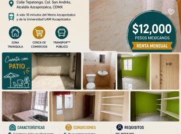 Departamento de 3 habitaciones, Azcapotzalco · Departamento 3 Recámaras