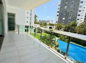 Departamento · 198m² · 3 Recámaras · 2 Estacionamientos · Departamento en Renta en Residencial Cobalto, Av Nizuc Cancún
