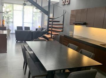 Departamento · 120m² · 2 Recámaras · 2 Estacionamientos · Departamento Amueblado en Renta Tipo Loft de 2 Habitaciones en Privada con Amenidades