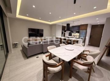 Departamento · 108m² · 2 Recámaras · Renta Departamento Nuevo Amueblado con Paneles Solares 2 Rec. Norte de Saltillo