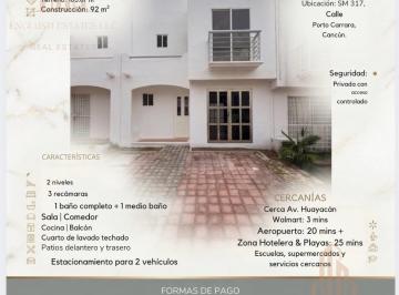 Casa · 92m² · 3 Recámaras · 2 Estacionamientos · Casa - Villa Marino