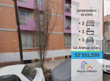Departamento · 75m² · 2 Recámaras · 1 Estacionamiento · Departamento en Venta Lago Iseo. Miguel Hidalgo