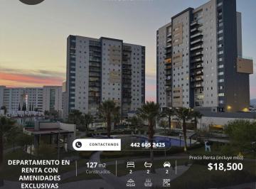 Departamento de 2 habitaciones, Querétaro · Departamento en Renta en Biosfera Towers Juriquilla