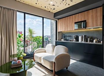 Departamento de 1 habitación, Cuauhtémoc · Departamento Tipo Loft Amueblado en Venta en La Tabacalera