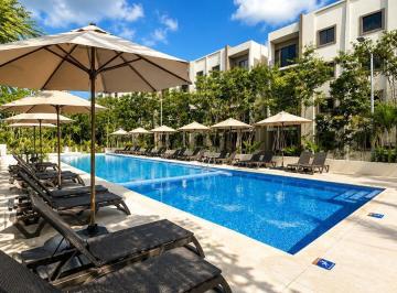 Departamento · 87m² · 2 Recámaras · 2 Estacionamientos · Rento Departamento Sin Muebles con Alberca en Av Huayacan, Cancun
