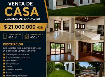 Casa de 3 habitaciones, Guadalajara · Colinas de San Javier con Ubicacion Privilegiada