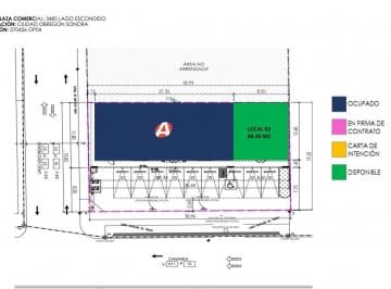Local comercial · 88m² · 8 Estacionamientos · Local en Ciudad Obregón en Esquina con Estacionamiento