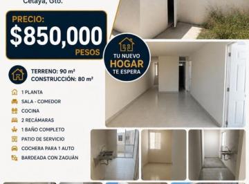 Casa de 2 habitaciones, Celaya · Casa en Venta en Celaya, Gto. Fracc. Villas del Romeral a 15 m Cel Centro