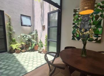 Casa en condominio de 1 habitación, Cuauhtémoc · Rent Furnished Restored 20s Mexican Townhouse W Private Courtyard Near Kiosko Morisco
