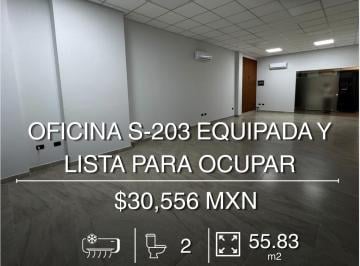 Oficina · 55m² · 4 Estacionamientos · Oficina S - 203 de 55. 83 m² en Centralea, Cancún