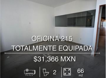 Oficina · 60m² · 4 Estacionamientos · Oficina 215 en Renta de 66 m² en Centralia, Cancún