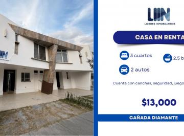 Casa de 3 habitaciones, León · Casa en Renta - Cañada Diamante (Zona Norte - Frente a La Antorcha)