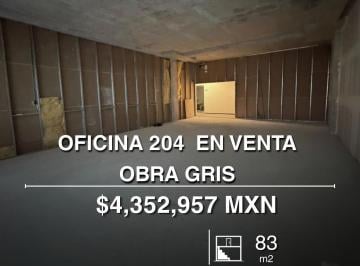 Oficina · 83m² · 4 Estacionamientos · Oficina 204 en Venta de 83 m² en Centralia, Cancún