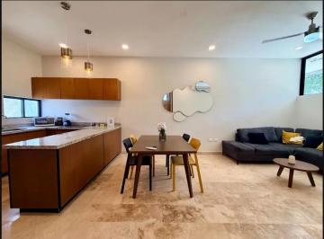 1 · Departamento en Venta, Amueblado y Equipado, Cholul