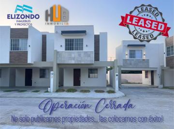 Casa · 3 Recámaras · 2 Estacionamientos · (Mecr2662) Casa Nueva en Renta, Coto Jade, Fracc. Valle Esmeralda Altamira, $8,800